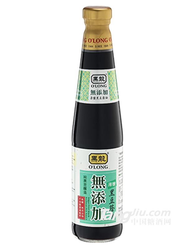 黑龍無添加薄鹽黑豆蔭油-400ml