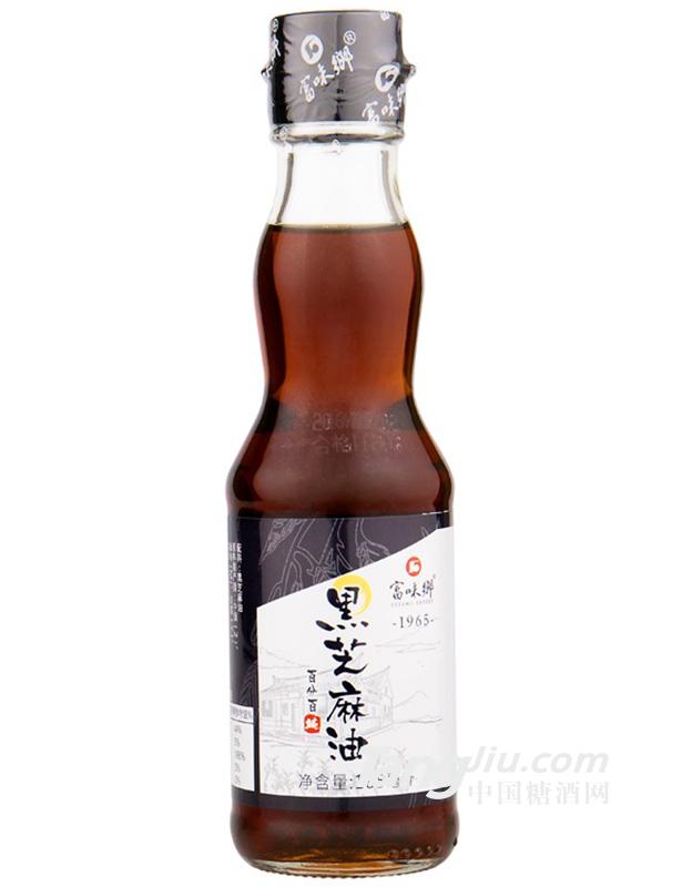 黑芝麻油185ml