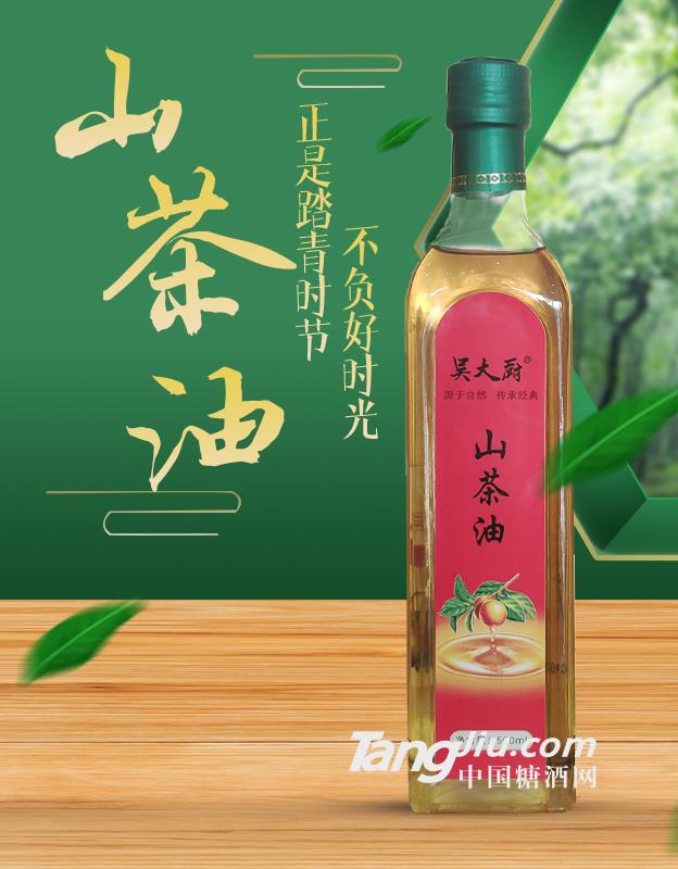 吳大廚山茶油物理冷壓榨茶籽油500ml