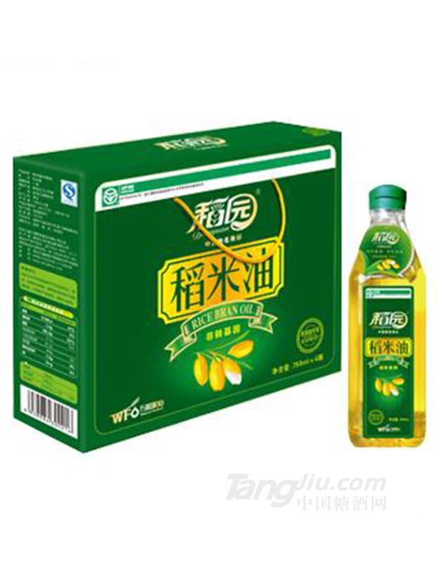 一級稻米油750ml-稻園