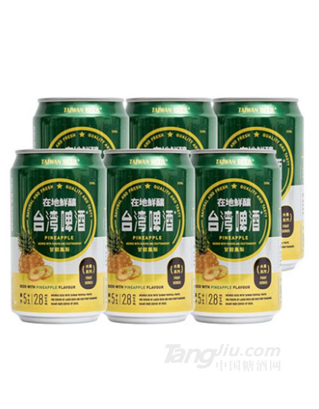 臺(tái)灣啤酒在地鮮釀鳳梨味啤酒-330mlx6