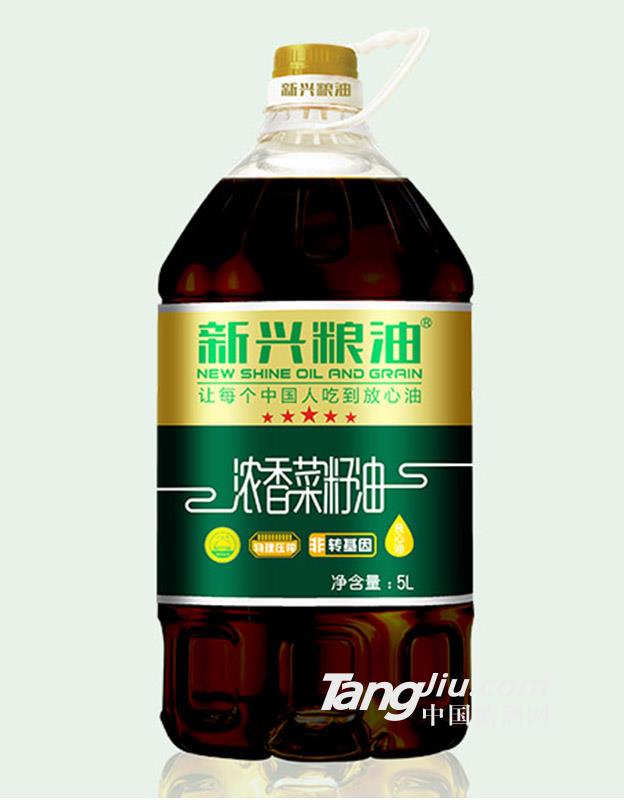 新興糧油濃香菜籽油5L