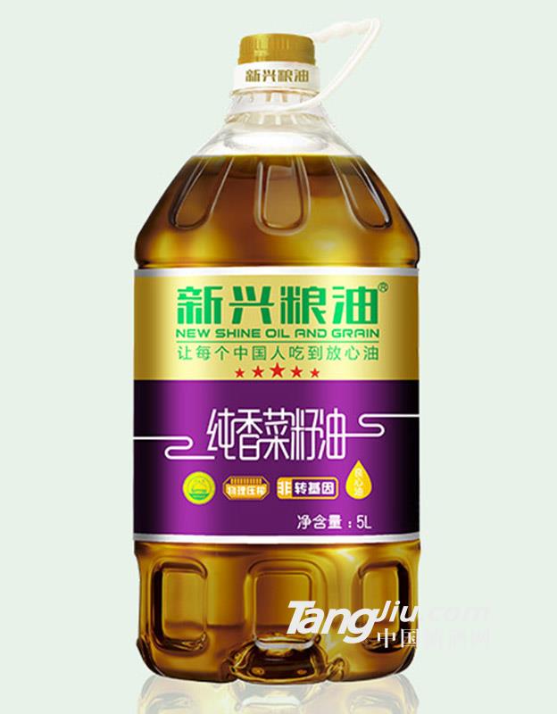 新興糧油純香菜籽油5L