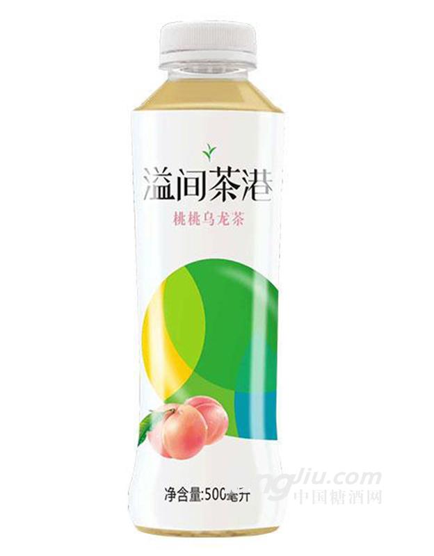 溢間茶港桃桃烏龍茶飲料500ml