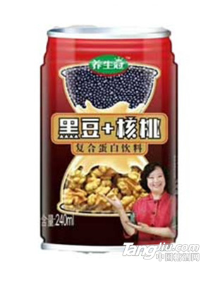 養(yǎng)生冠黑豆+核桃復(fù)合蛋白飲料