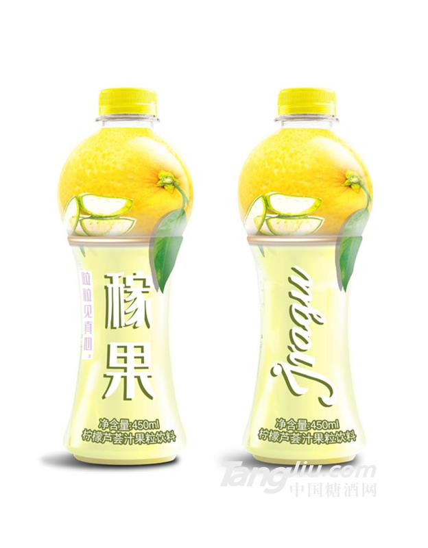 稼果檸檬蘆薈汁果粒飲料450ml