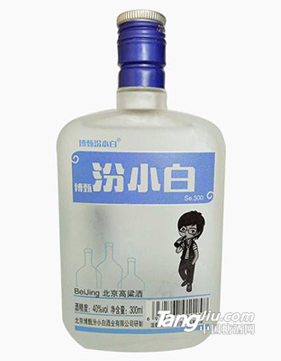 博甄汾小白磨砂瓶-北京高粱白酒-300ml