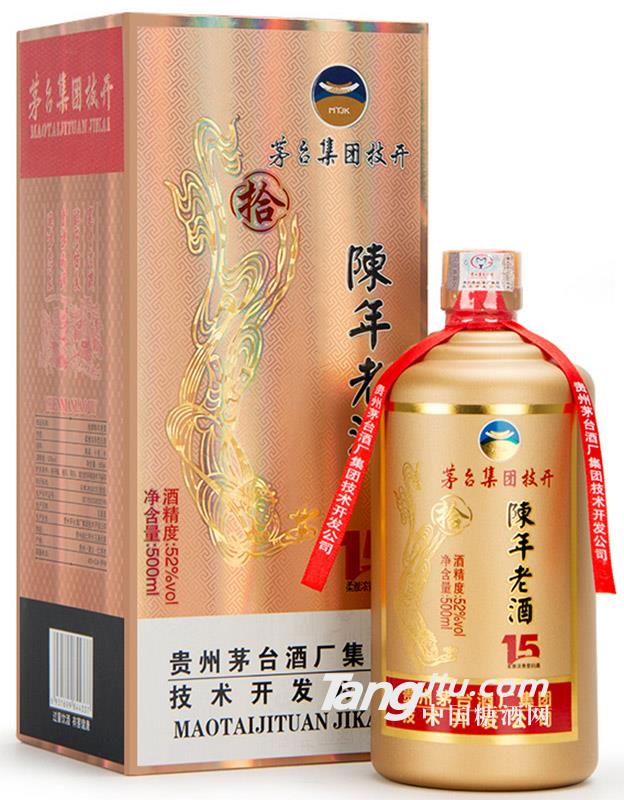 52°茅臺技開陳年老酒15年500ml