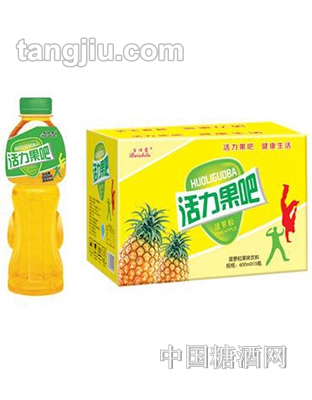 百仕露活力果吧菠蘿粒600ml&#215;15瓶