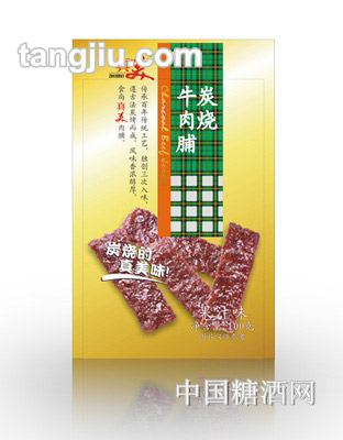 真美炭燒牛肉脯果汁味100g