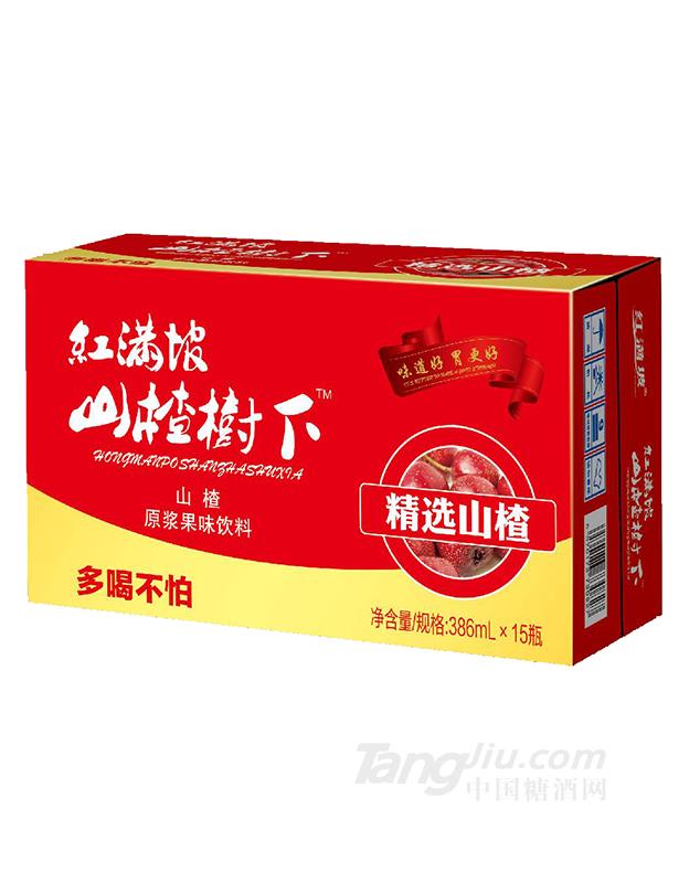 紅滿(mǎn)坡山楂樹(shù)下果味飲料-386mlx15