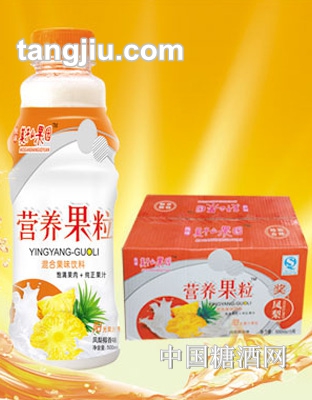 莫干山果園營養(yǎng)果粒鳳梨椰香味500ml