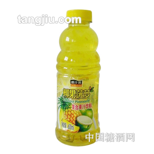 酷汁源椰果菠蘿復合果汁飲料600ml