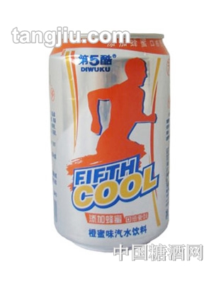 第五酷橙蜜味汽水飲料330ML