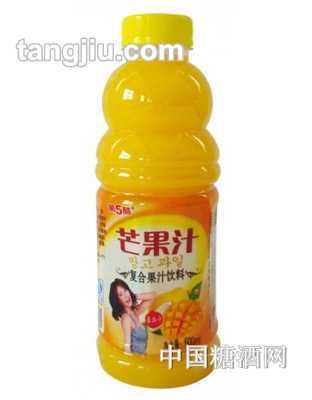 第五酷芒果汁600ml